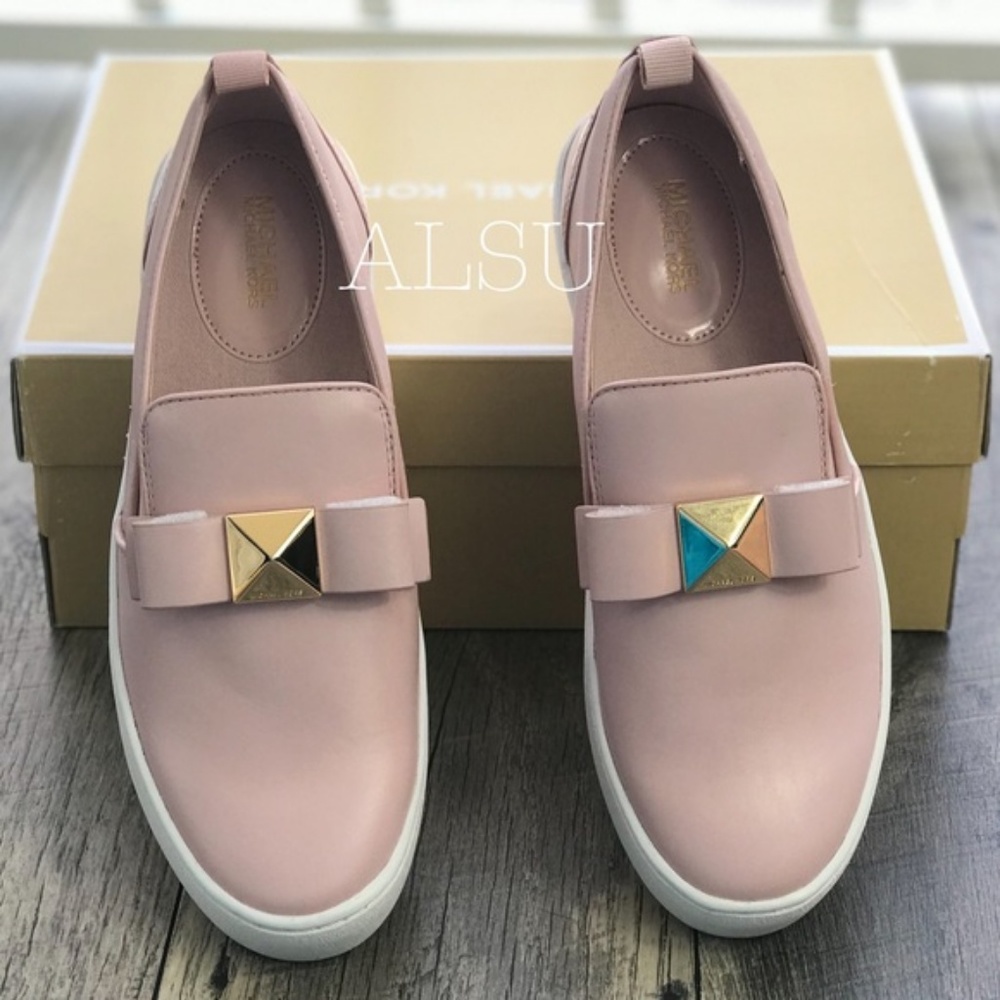 NWT Michael Kors Aliza Slip On Leather Blossom W - Picture 7 of 7